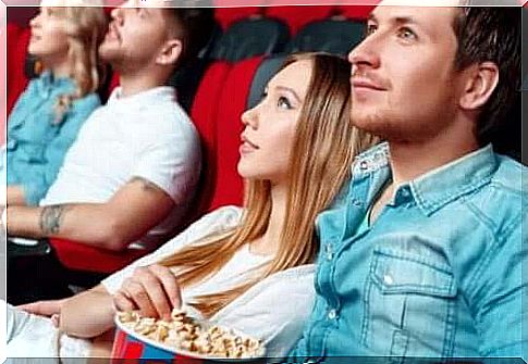 Couple at the cinema