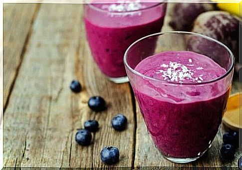 Blueberry smoothie