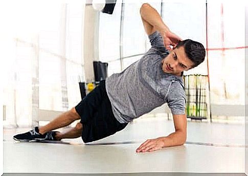 The side plank.