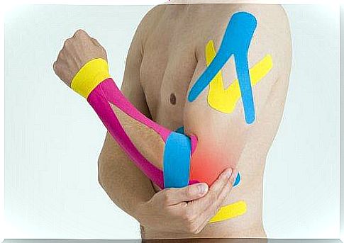 Kinesio tape to relieve muscle pain