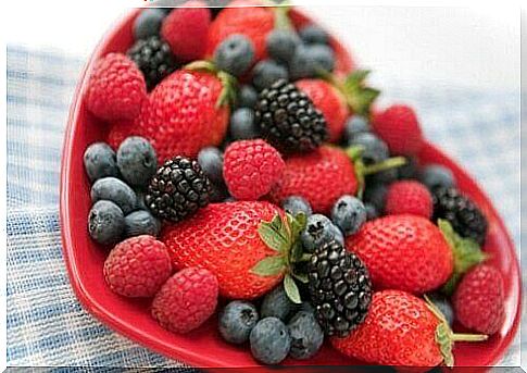 Bowl of berries.