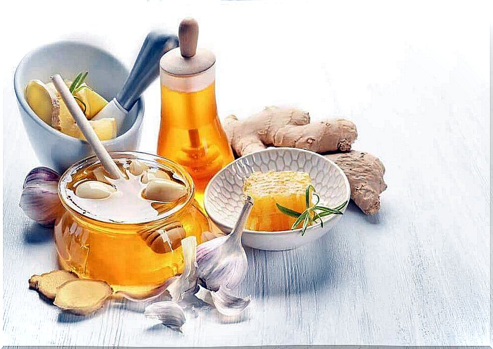 Ginger, garlic and honey for high cholesterol