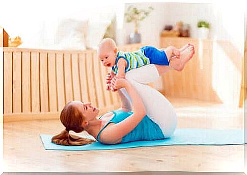 Postpartum yoga for beginners