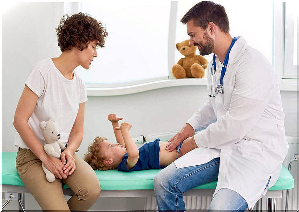 Children at the doctor